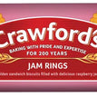 CRAWFORDS JAM RINGS 125g