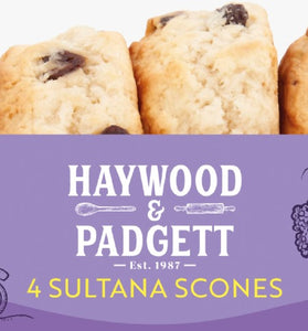 SCONES SULTANA 4pk 12s