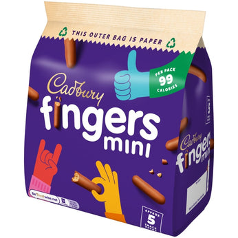 CADBURY MINI FINGER 5pk
