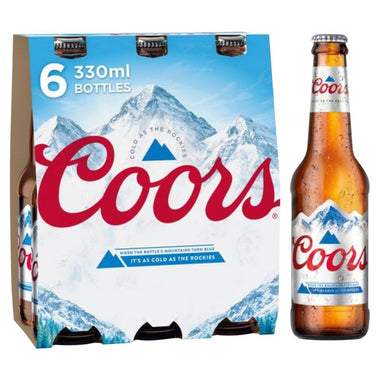 COORS BTL 330ml 6pk 4s