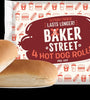 BAKER ST HOT DOG ROLL 4pk