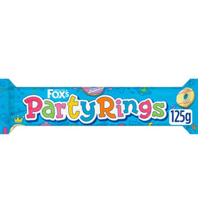 FOXS PARTY RINGS 125g 16s