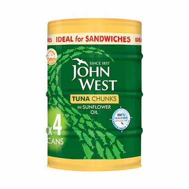 JOHN WEST TUNA SF OIL 4pk