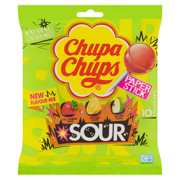 CHUPA SOUR LOLLIES 120g