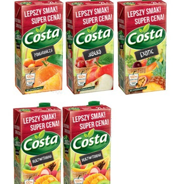 COSTA JUICE 2LTR TROPICAL