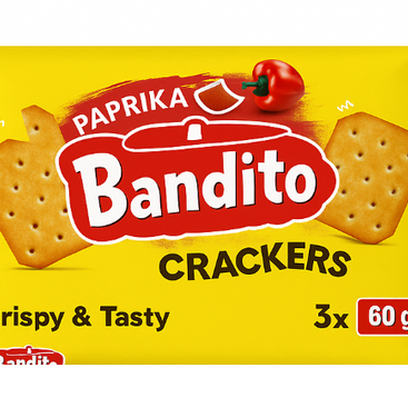 BAND CRACKERS PAPRI 3pk
