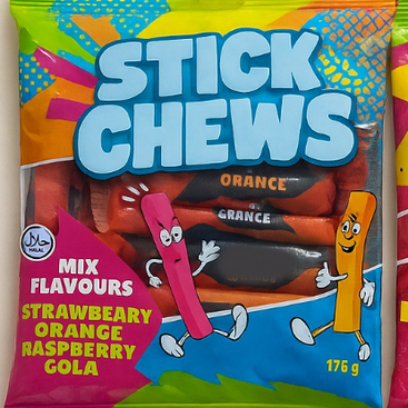 FUN STICK CHEW 175GM