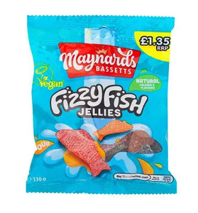 MAYNARDS FIZZY FISH 130g