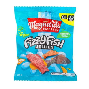 MAYNARDS FIZZY FISH 130g