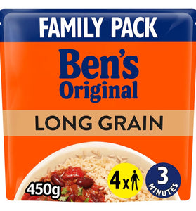 BENS LONG GRAIN RICE 450g