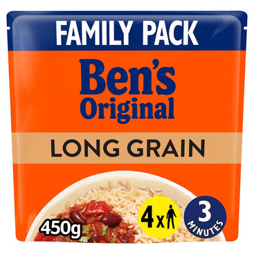 BENS LONG GRAIN RICE 450g