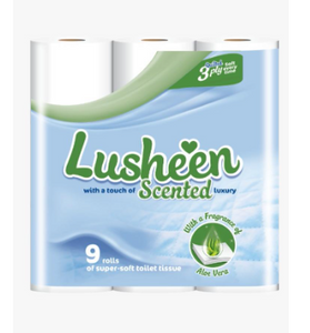 LUSHEEN ALOE T/ROLL 9pk