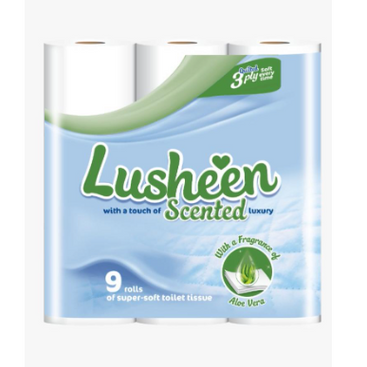 LUSHEEN ALOE T/ROLL 9pk