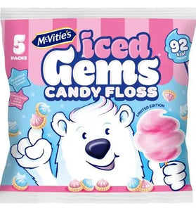 ICED GEMS CANDY FLOSS 5pk