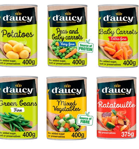 DAUCY WHL GRN BEANS  400g