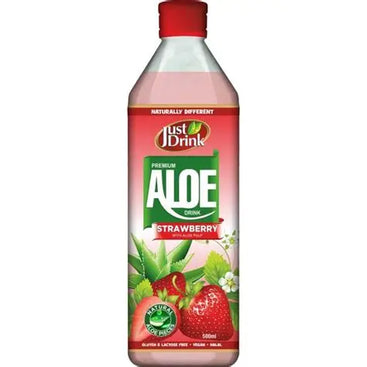 JUST DRINK STRAWB ALOE VE