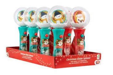 XMAS GLOBE SPINNER 8pk 2s
