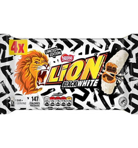 LION BAR BLK WHT 4pk 10s