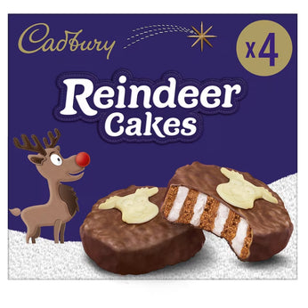 CADBURY REINDEER CAKES4pk